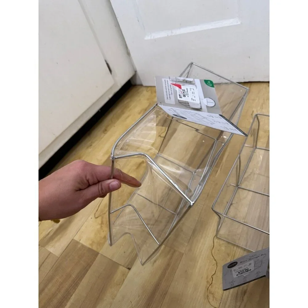 (3) piece Vinyl Wire Storage Bins CORE